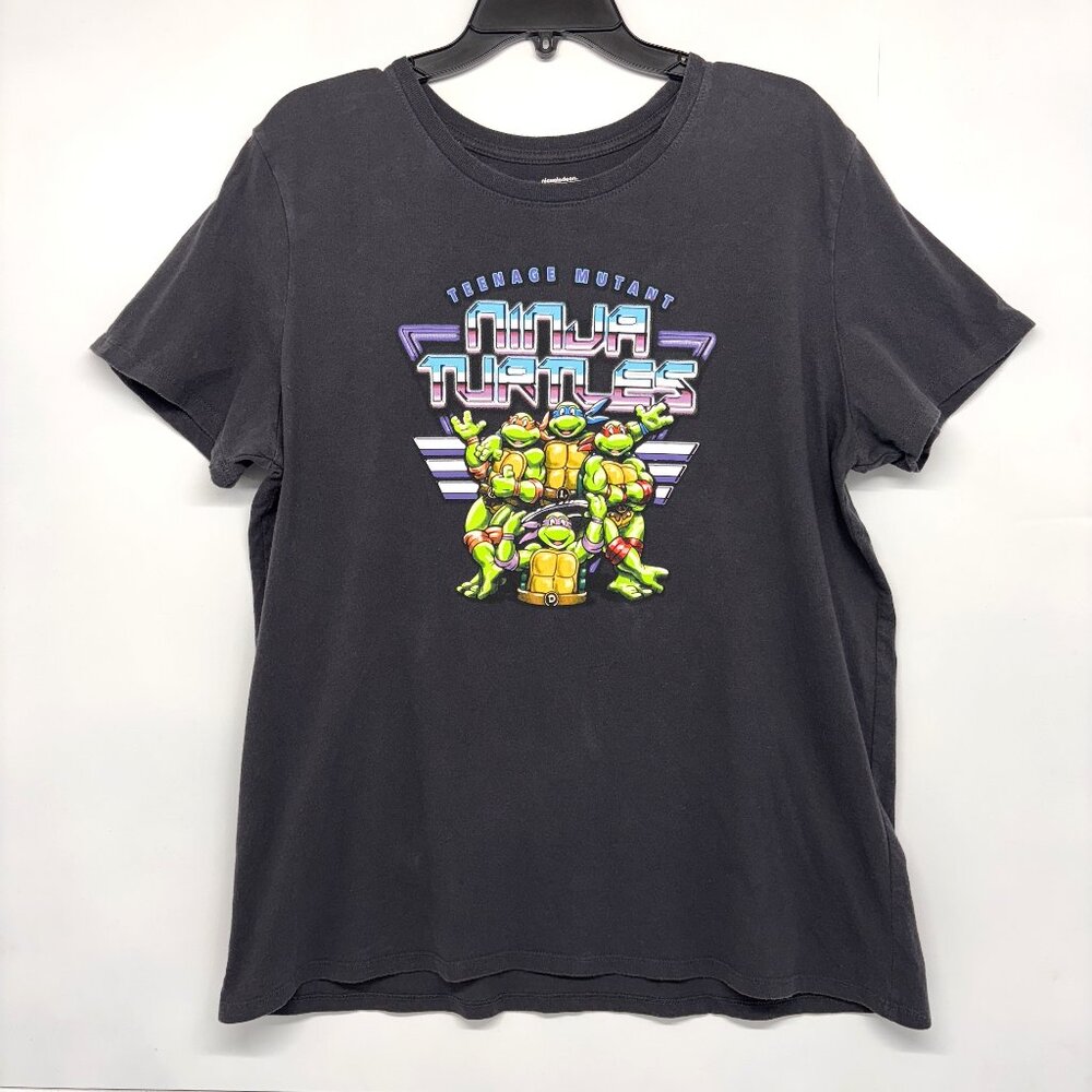 Teenage Mutant Ninja Turtles Nickelodeon Black T-shirt 2022 Size XXL TMNT